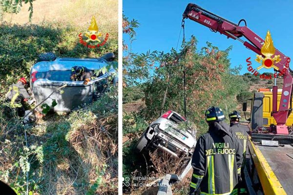 Incidente A Nuoro Perde Il Controllo Dell Auto E Finisce Nella