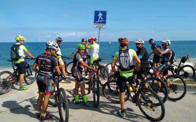 I bikers dellASD Sardegna Sport e Natura