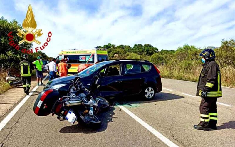 Incidente stradale SP73 Olbia Porto Cervo