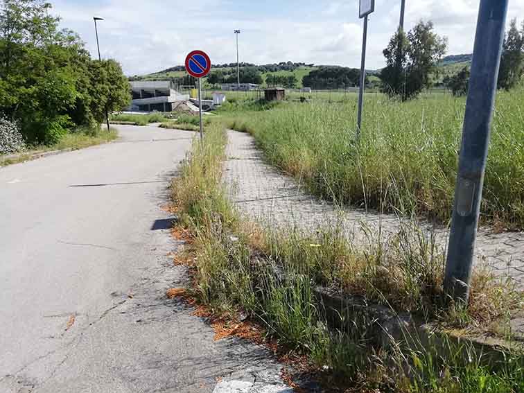 Quartiere San Nicola Ozieri erbacce 2