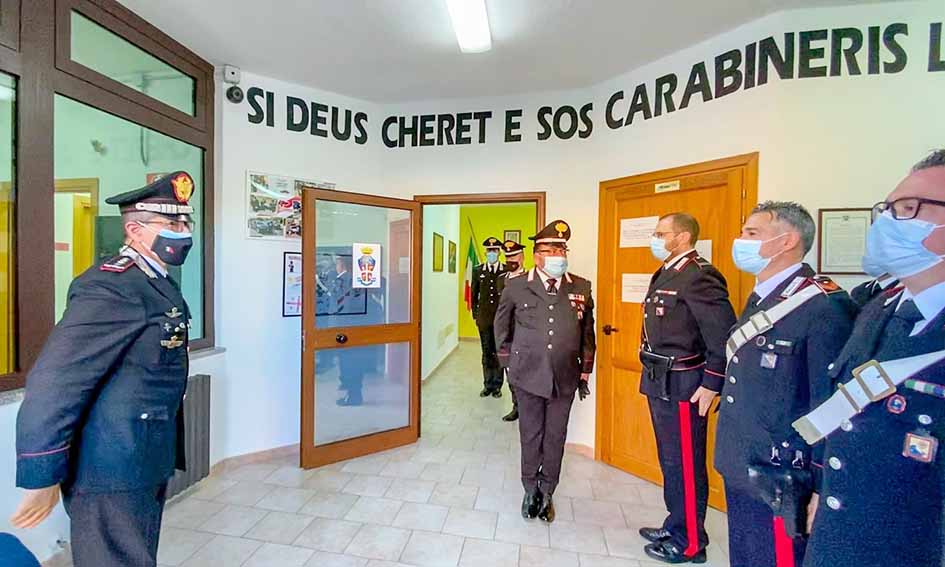 generale Carmelo Burgio a Nuoro