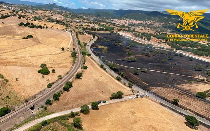 Incendio Berchidda