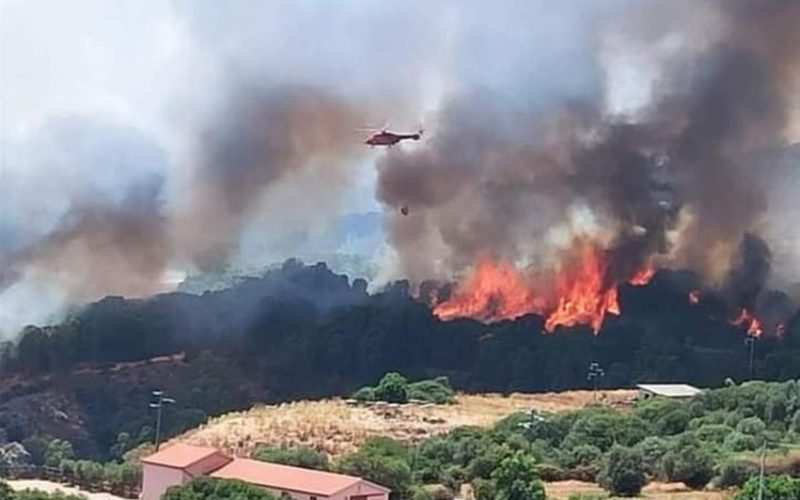 Incendio Sardegna