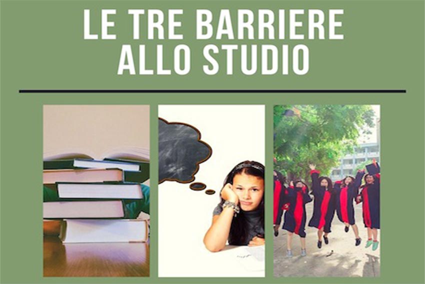 Le tre barriere dello studio