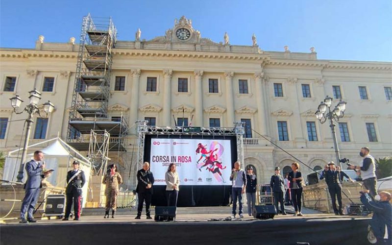 Inaugurazione corsa in Rosa Sassari