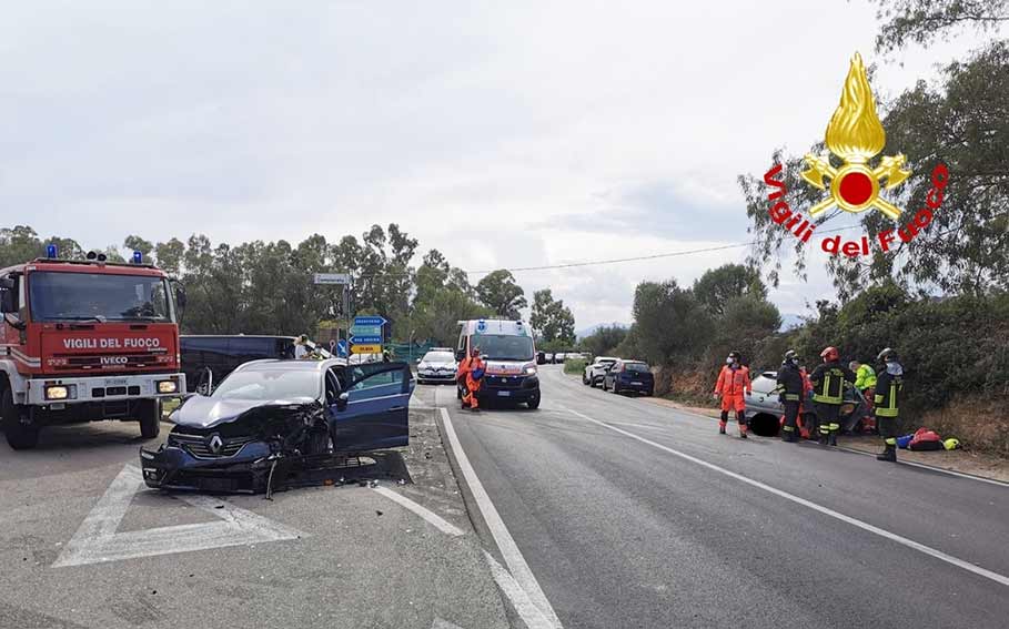 Incidente nel bivio per Baia Sardinia