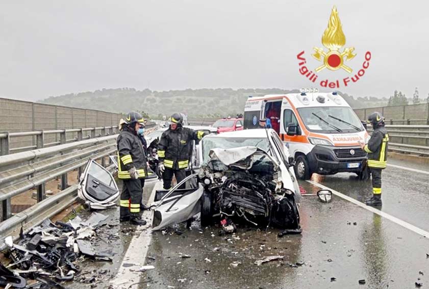 Incidente Castiadas 125 Orientale sarda