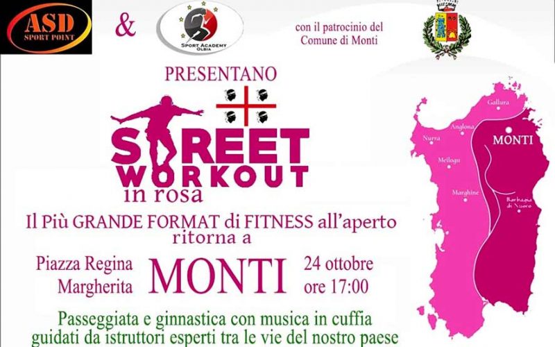 Street Workout in rosa a Monti