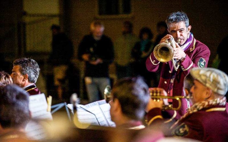 Paolo Fresu con la Banda Bernardo Demuro @ festival Time in Jazz 2018 • foto Daniele Franchi