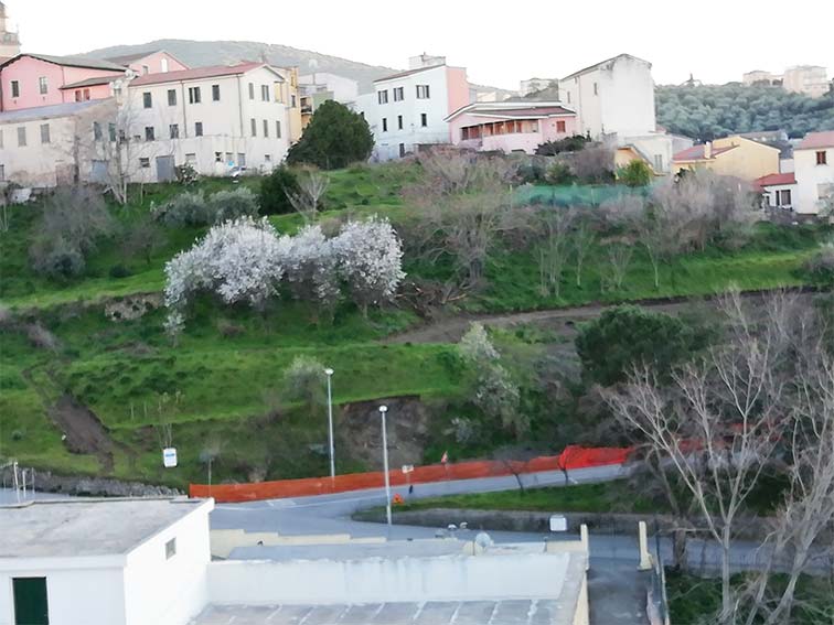 La zona dove sorgerà la Cittadella della Carita