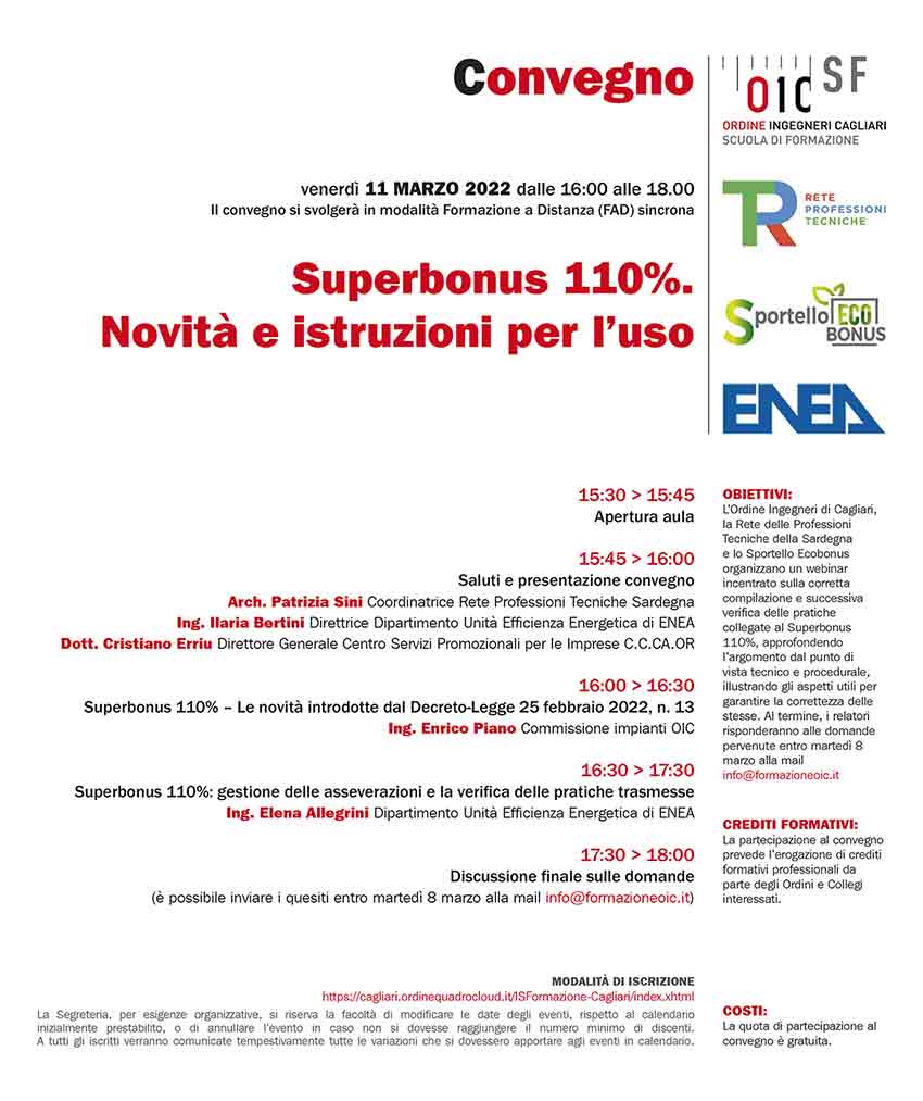 02 Superbonus 110. Novità e istruzioni per luso 11mar2022