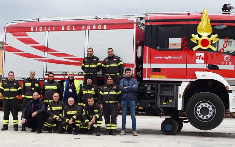 Corso autisti vigili del fuoco Sassari