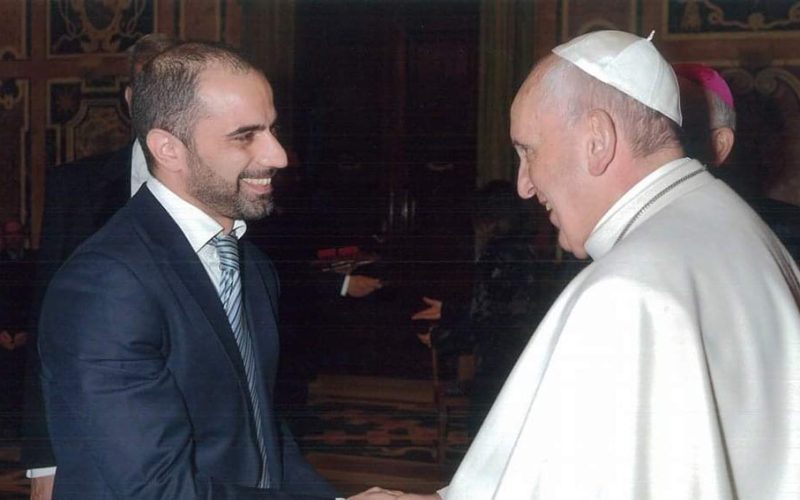 Don Andrea Virdi e Papa Francesco