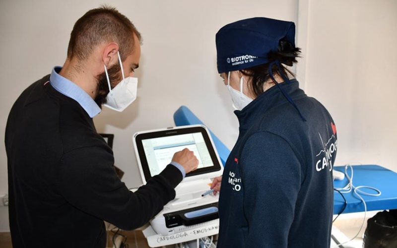 Programmatore pacemaker cardiologia Sassari