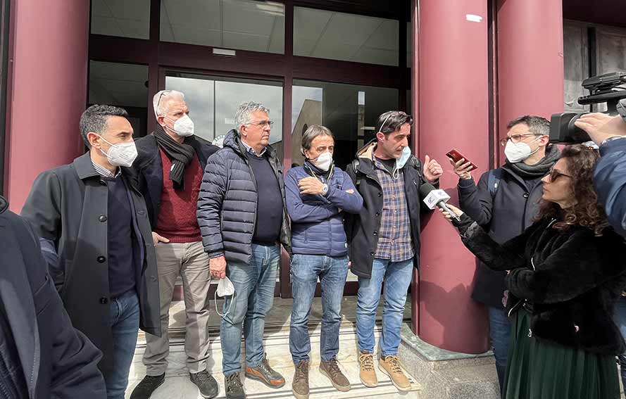 Sassari Sindacati sit in Elleuno e GeNa 2