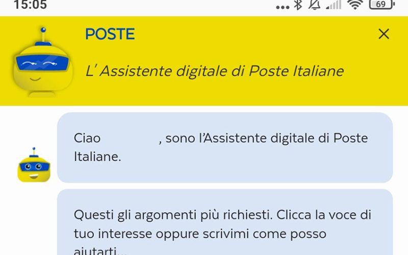 ASSISTENTE POSTE Italiane