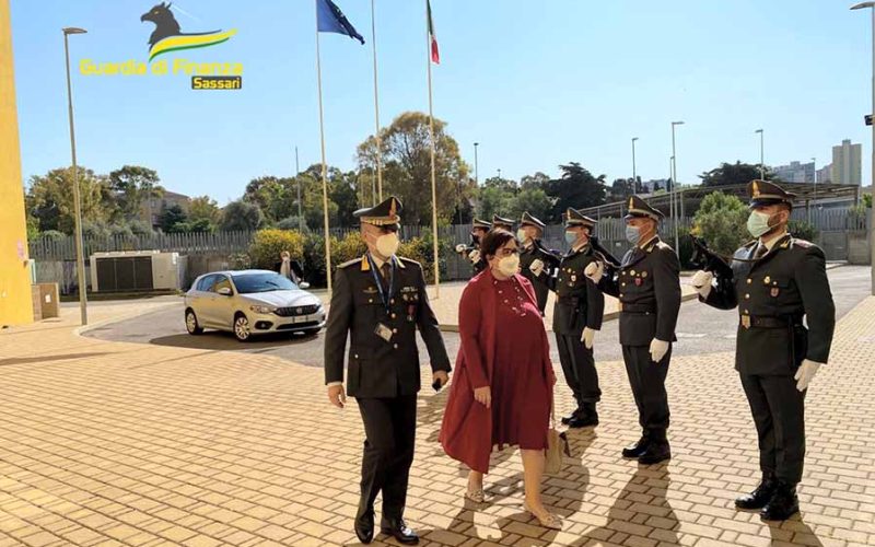 Prefetto comando Guardia di finanza sassari