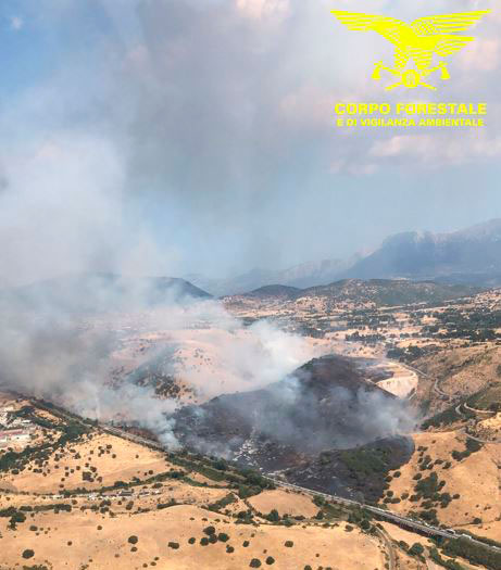 Incendio Nuoro