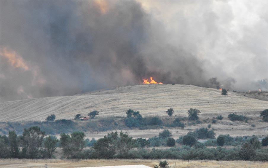 Incendio Ozieri