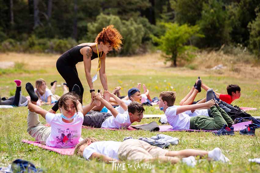 Sport con Patrizia Careddu a Time to campus foto Sara Deidda m