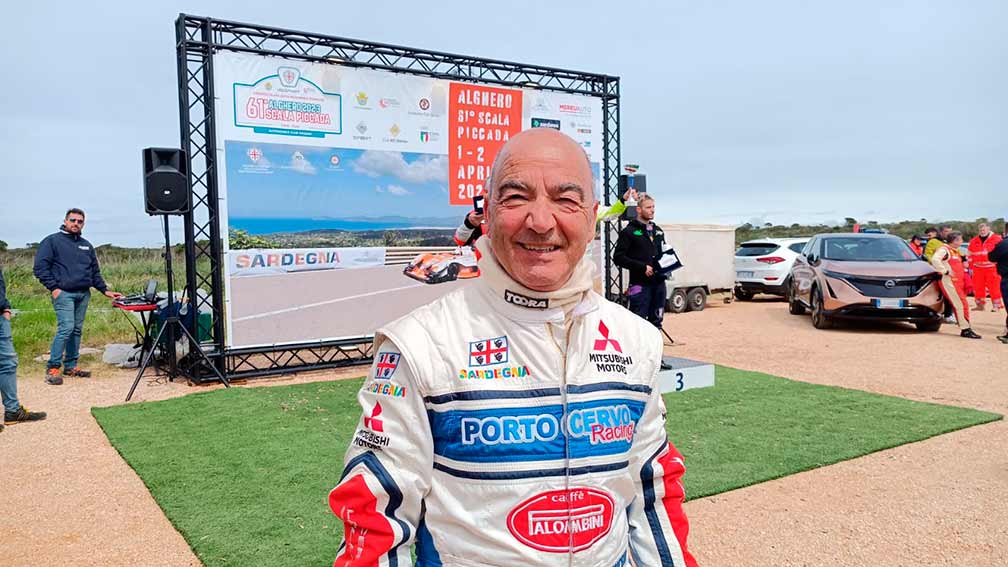 Il pilota Mario Murgia Porto Cervo Racing