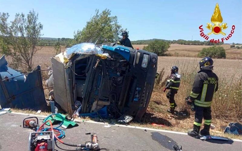 Incidente Sp 46 lunamatrona Ussaramanna