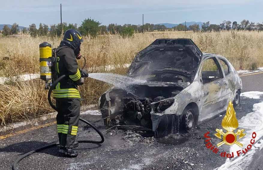 Incendio Auto SS 729 Figos