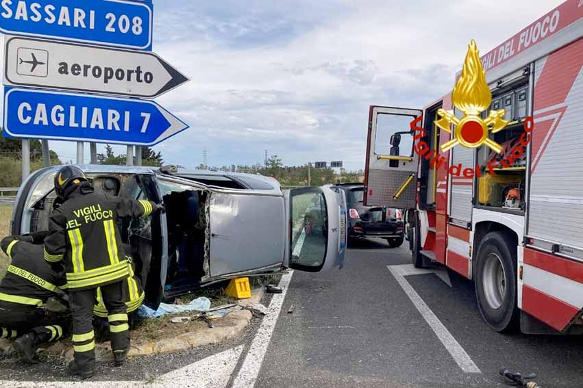 Incidente svincolo Elmas 2