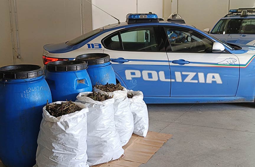 Sequestro 20 kg droga Polizia Orosei