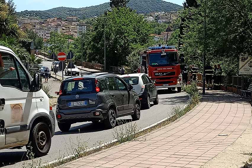 incidente via De Gasperi Ozieri 2