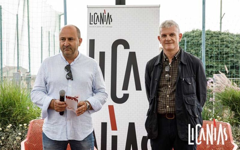 sindaco Neoneli Salvatore Cau e Giuseppe Culicchia direttore artistico Licanias