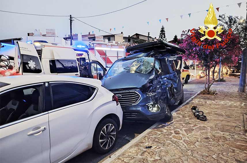 Incidente Posada auto camion