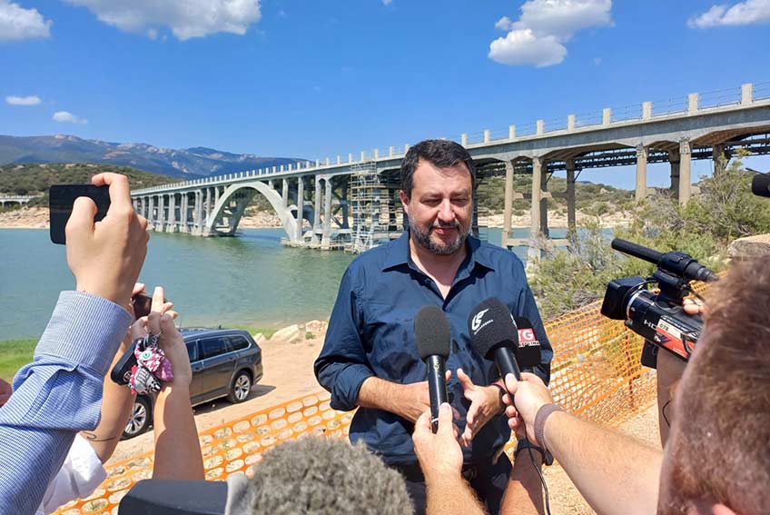 Ministro Salvini Ponte Diana