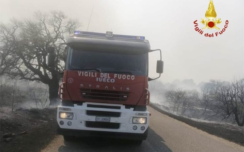 Vigili del Fuoco Nuoro incendi