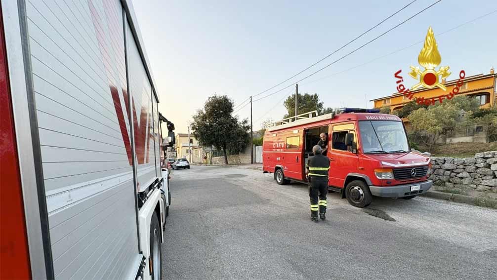 Vigili del Fuoco a Orotelli 1