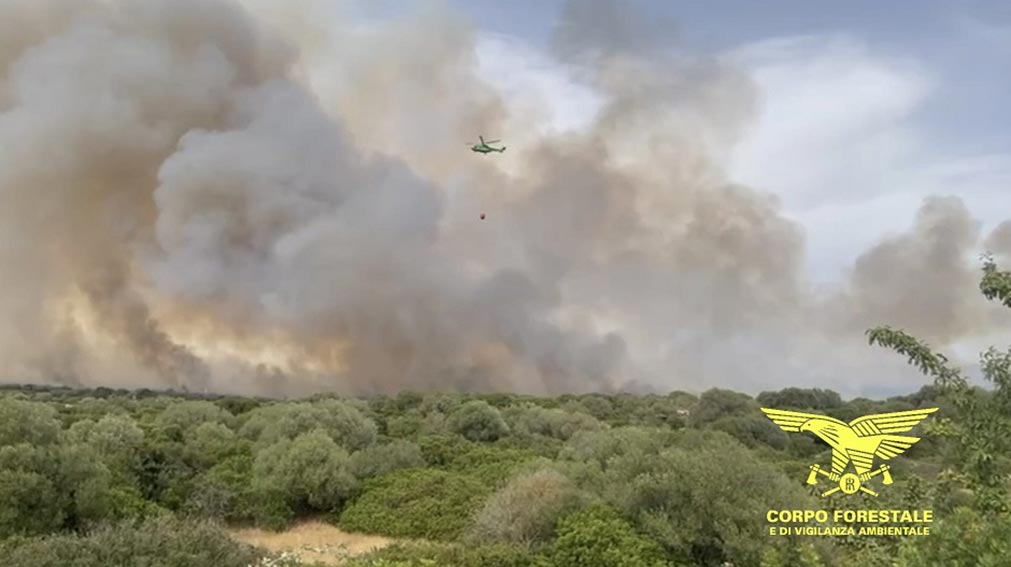 incendio Paulilatino