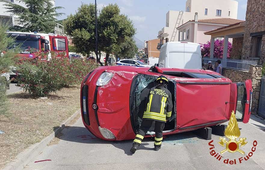 incidente Olbia via Imperia