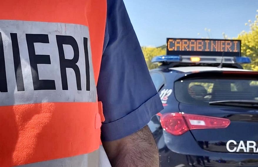 Carabinieri posto di blocco