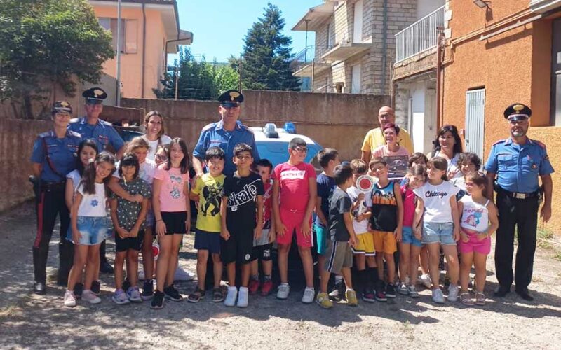 Centro Arcobaleno visita Carabinieri Tempio