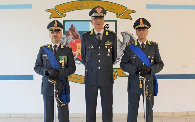 GdF Sassari col. Rebechesu gen. Bolognese e col. Sebastiani