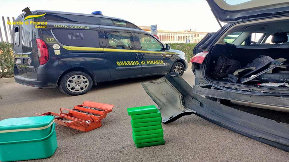 Guardia di finanza olbia sequestro cocaina