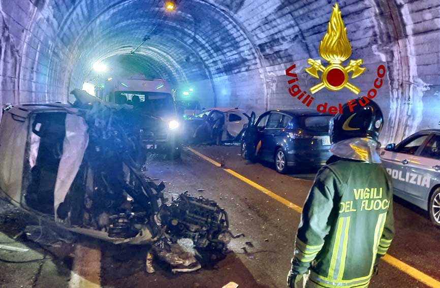 Incidente Siniscola galleria Sud