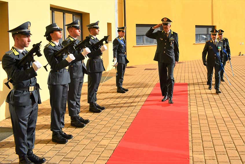 Marco Senastiani comandante GdF Sassari