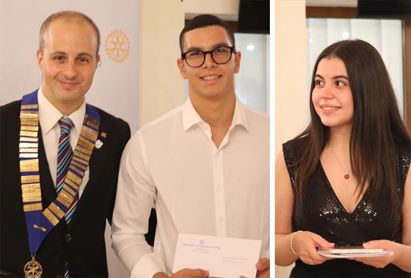 Studenti premiati Rotary Club Ozieri