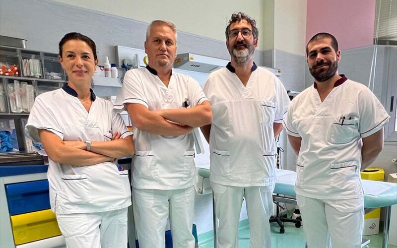 Equipe della Chirurgia pediatrica e neonatale dell’Aou di Sassari