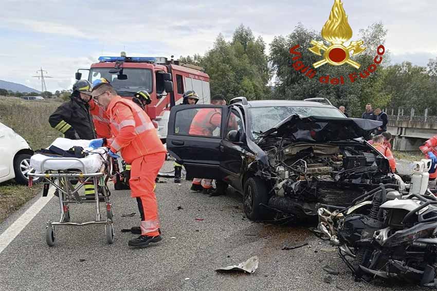 Incidente Orotelli statale 129