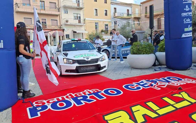 Rally Terra Sarda partenza da Arzachena