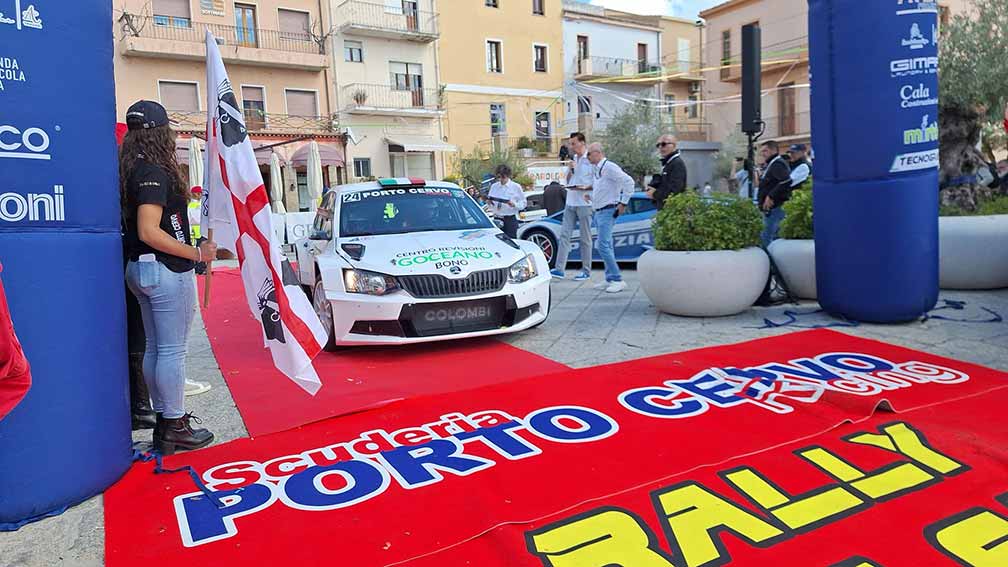 Rally Terra Sarda partenza da Arzachena