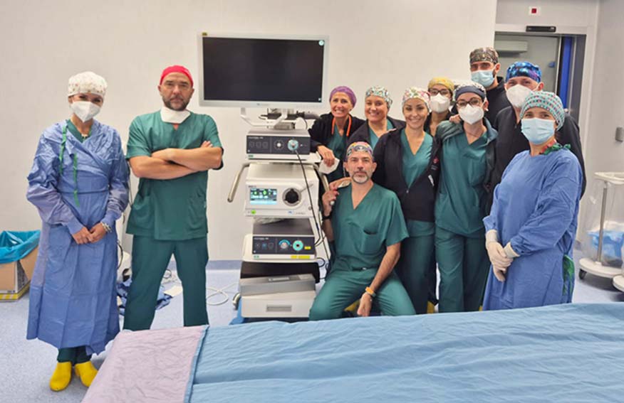 Staff della SSD Endoscopia week surgery Alghero