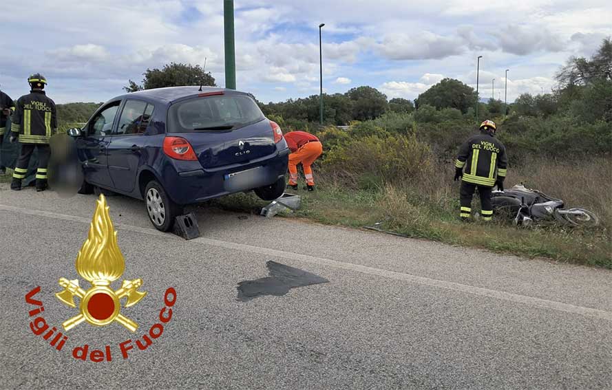 incidente Olbia circonvallazione